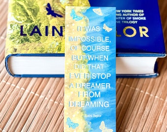 Strange the Dreamer Bookmark based on the Fantasy series by Laini Taylor