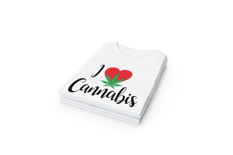 Weed Svg I Love Cannabis Silhouette I Love Weed SVG Files Weed Quotes Weed SVG Files Weed Svg Bundle T shirt Weed Png Marijuana SVG
