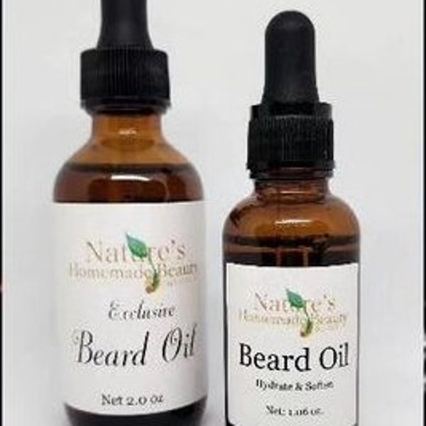 Natural Ingredients Exclusive Beard Oil & Beard Balm