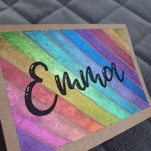 Custom/ Personalised greetings cards - hand painted.
