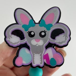 Easter Uterus Badge Reel