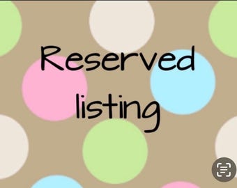 Annonce réservée à Tina M.