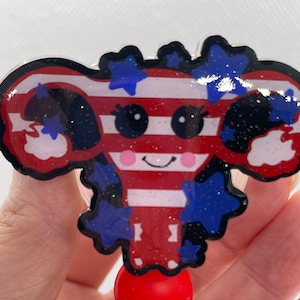 Patriotic Uterus Badge Reel