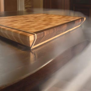Handcrafted Walnut & Maple End Grain Cutting Board
