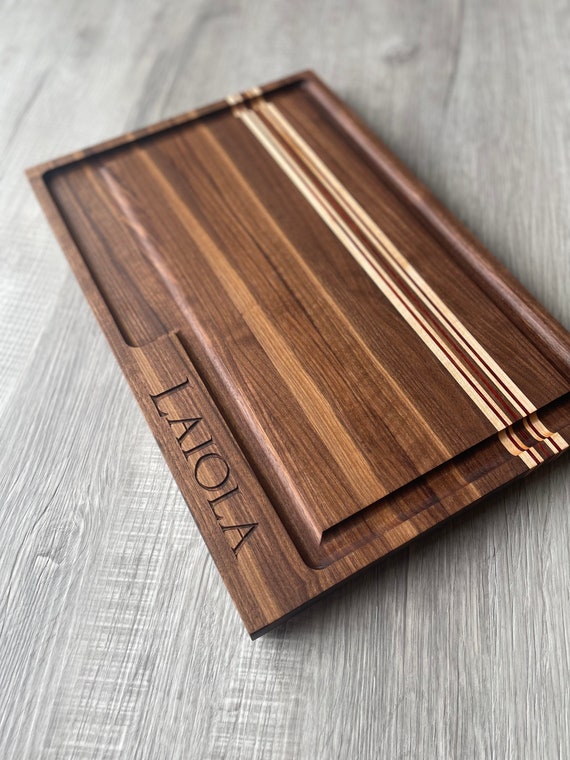 Cutting Board Personalized Custom Meat Board Walnut XL extra Large & Large  Sizes 