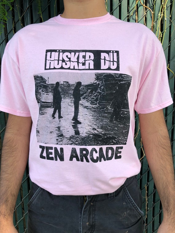 HUSKER DU Punk Rock Band Logo Album Men/'s Black T-Shirt Size S M L XL 2XL 3XL