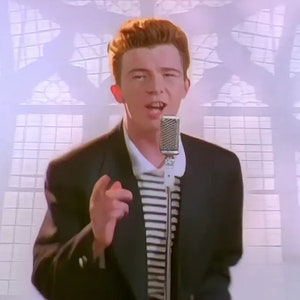Rick Astley dancing emote twitch