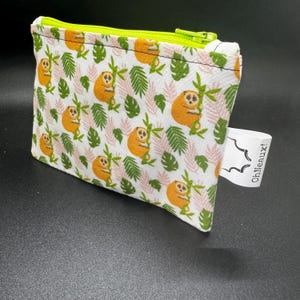 Slow Loris Zippered Pouch