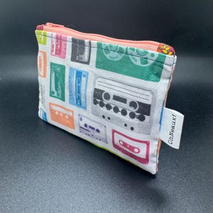 Cassette Tape Zippered Pouch