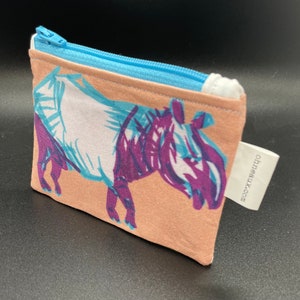 Tapir Zippered Pouch