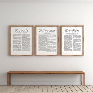 LDS Proclamation Bundle, 3 Sizes, The Family Proclamation | Living Christ | Restoration, INSTANT DOWNLOADS