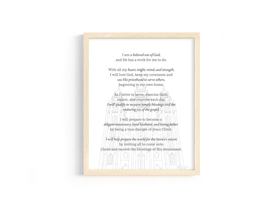 LDS Young Men's Theme 2020 | Etsy