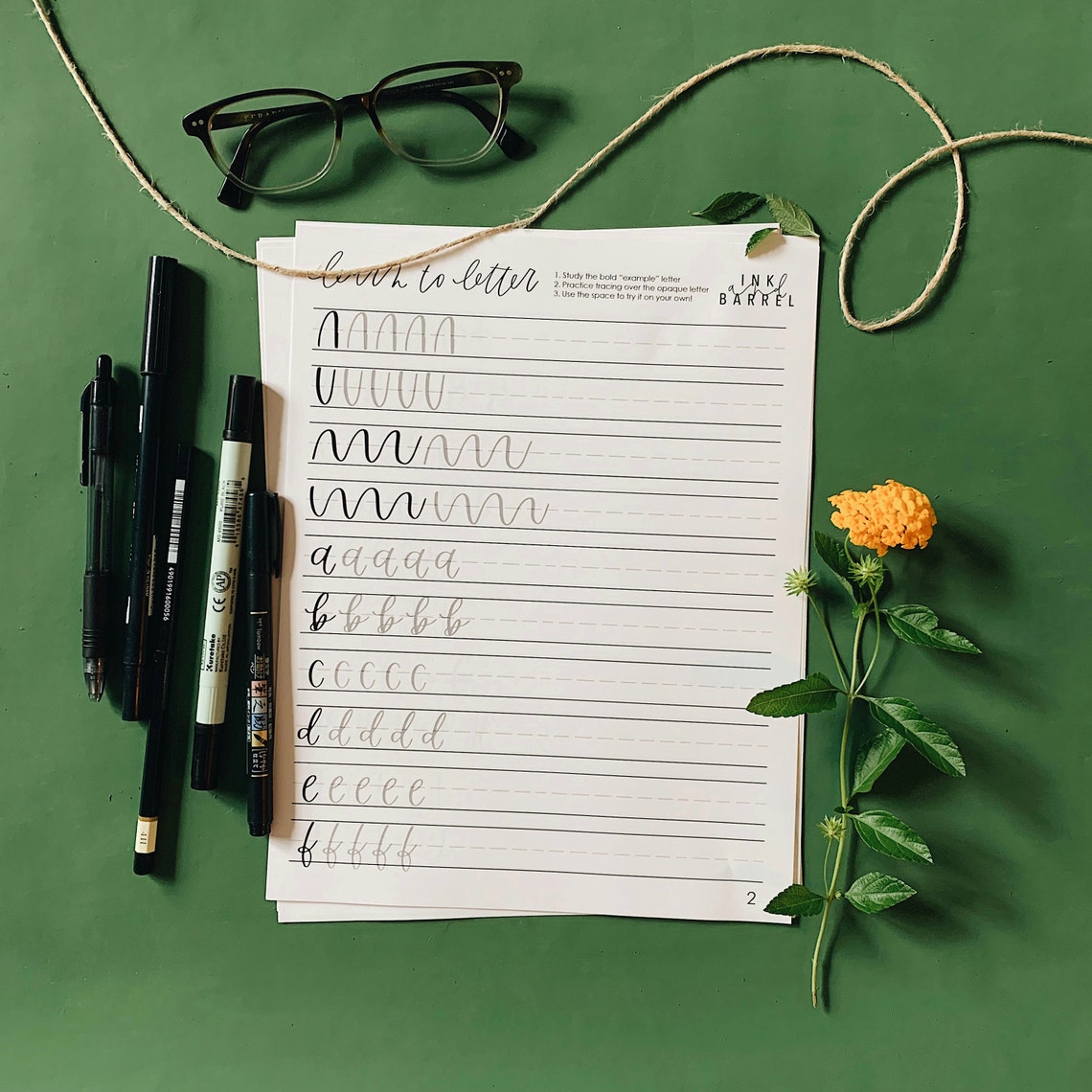 Hand-lettering Worksheets DIGITAL DOWNLOAD - Etsy