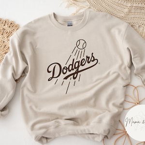 LA Dodgers Unisex Adult Crewneck Sweatshirt // LA Dodgers 