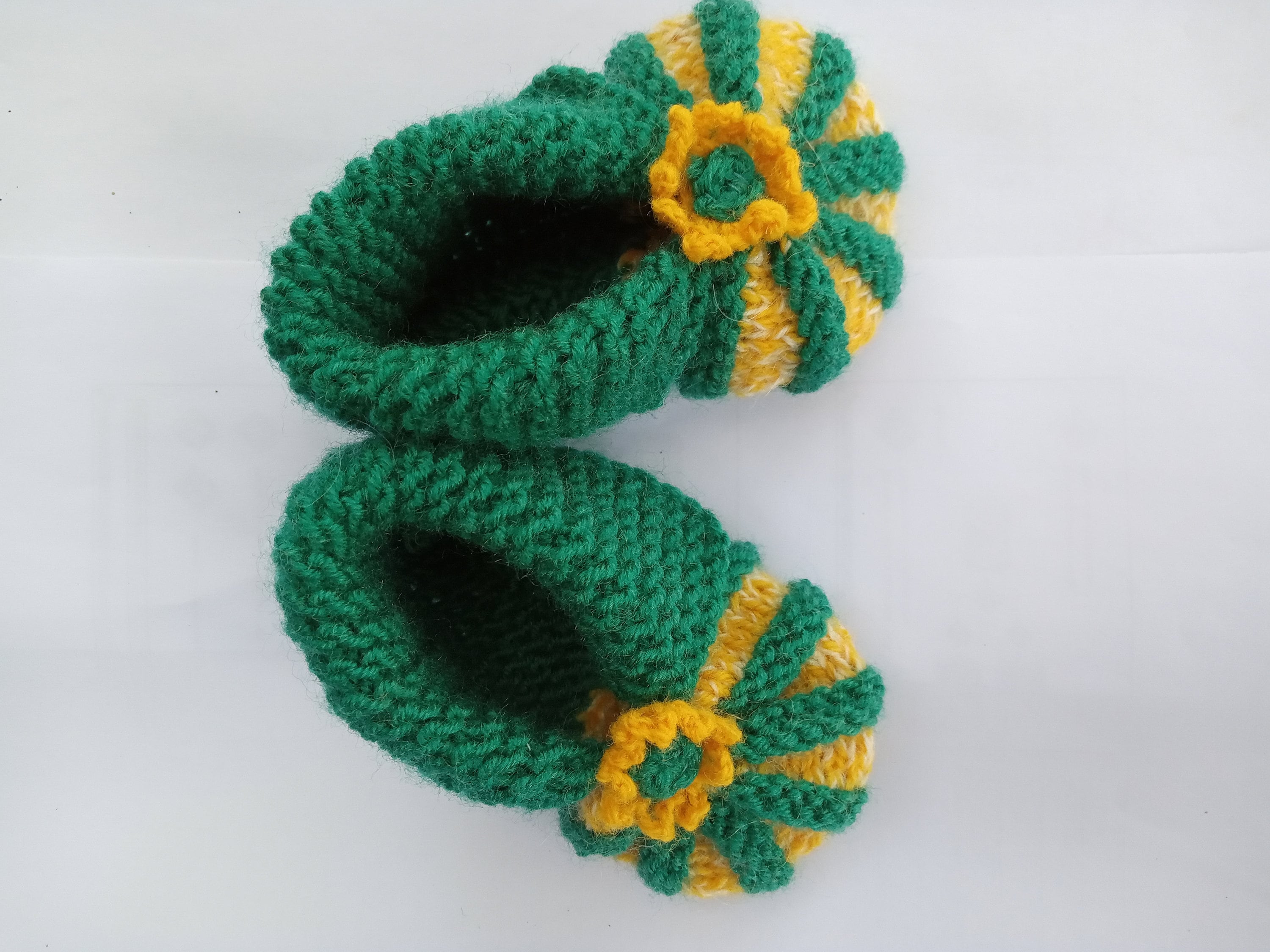yellow earth slippers