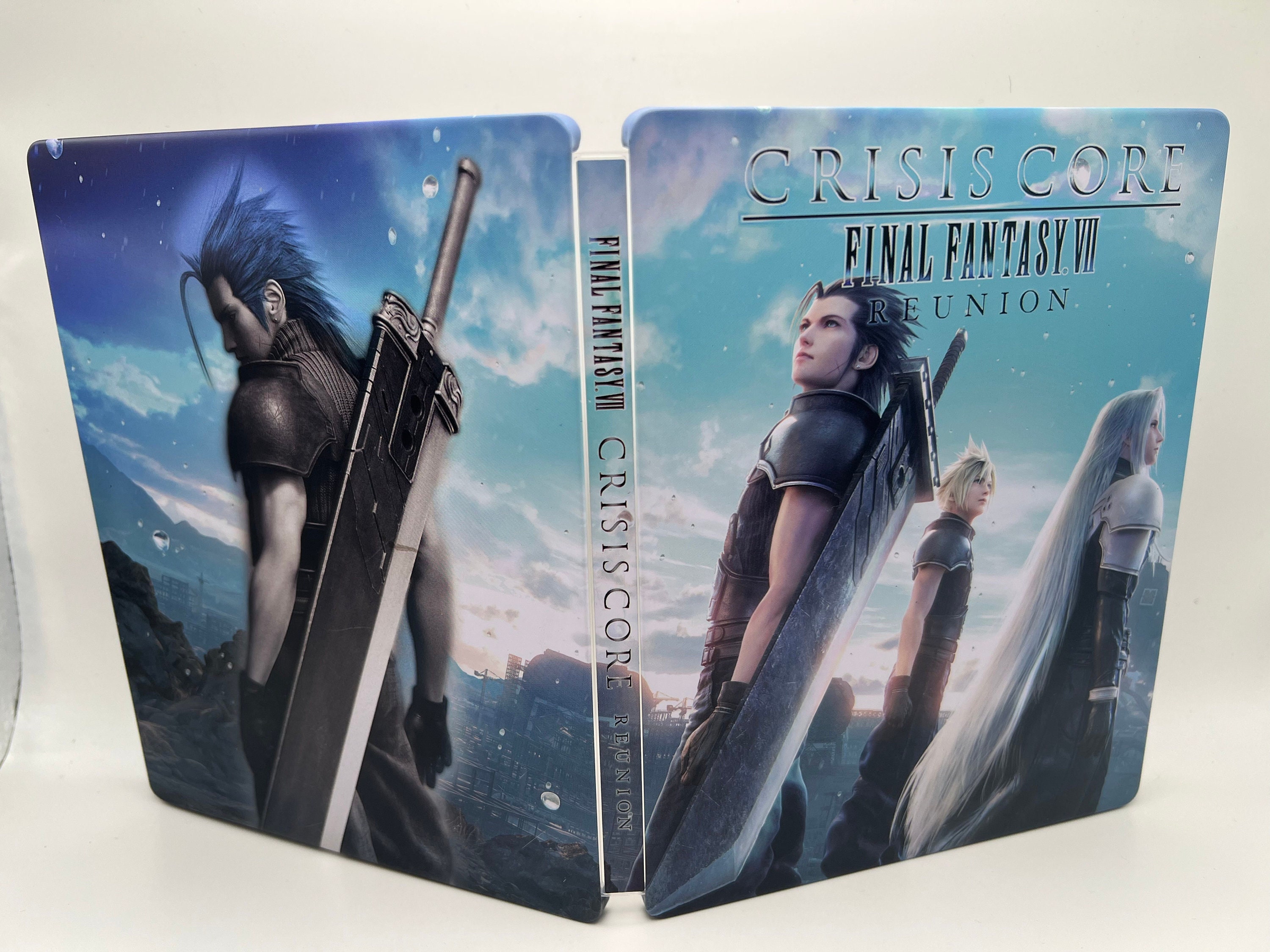 Final Fantasy VII Crisis Core Reunion Custom Made Steelbook Case