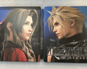 Final Fantasy VII Remake Custom made Steelbook Case PS4/Xbox (No Game Disc) New