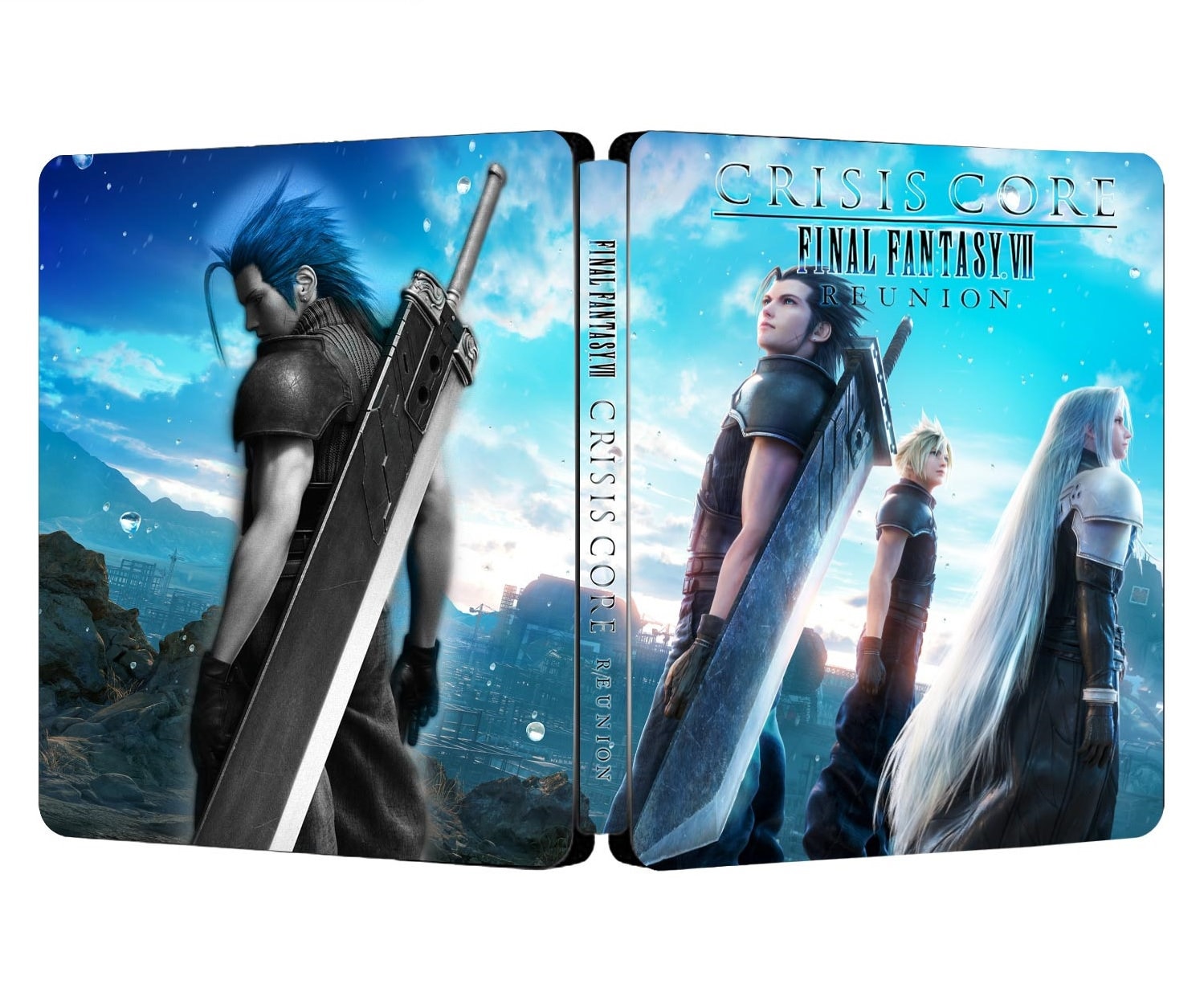 Final Fantasy VII Crisis Core Reunion Custom Made Steelbook Case Only for  Ps4/ps5/xbox no Game New and Sealed 