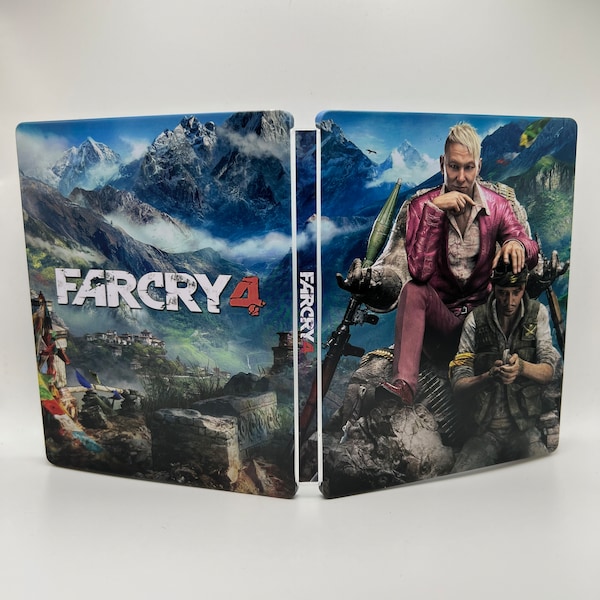 Farcry 4 Custom made Steelbook Case only for PS4/PS5/Xbox (No Game) New and Sealed