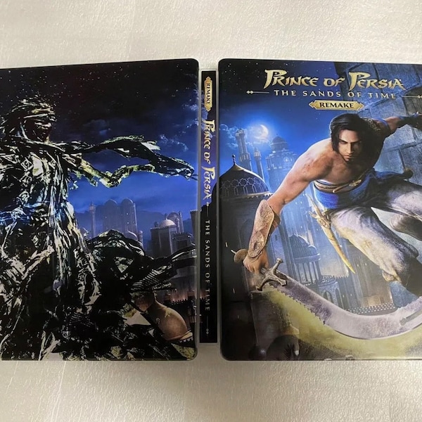 Prince of Persia The Sand of Time Custom made Steelbook Case only for PS4/PS5/Xbox (No Game) New and Sealed