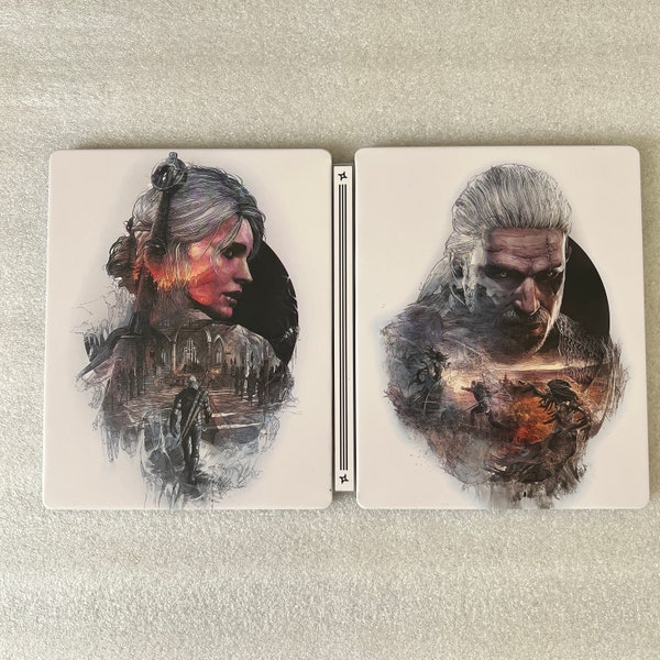 The Witcher 3 Wild Hunt Custom made Steelbook Case only for PS4/PS5/Xbox (No Game) New and Sealed