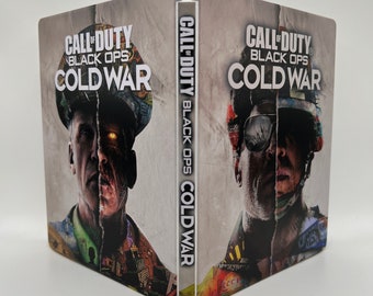 Call of Duty Black ops Cold War Custom made Steelbook Case only for PS4/PS5/Xbox (No Game) New and Sealed