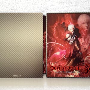 Estuche de colección Steelup V4 de Devil May Cry 3 con tarjeta 3D para PS3/PS4/PS5/Xbox/PC (disco de juego no incluido) Nuevo