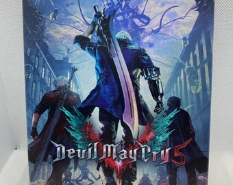 Devil May Cry 5 Custom made MetalPak/Steelbook Case only for PS4/PS5/Xbox (No Game) New