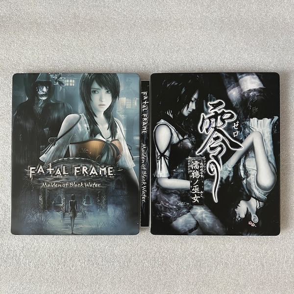 Fatal Frame: Maiden of Balck Water Custom made Steelbook Case only for PS2/PS3/PS4/PS5/Xbox (No Game) New and Sealed