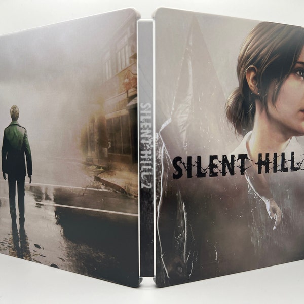 Silent Hill 2, étui Steelbook sur mesure uniquement pour PS4/PS5/Xbox (pas de jeu) neuf et scellé