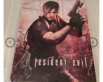 Resident Evil 4 Custom made Steelbook Case only for PS4/PS5/Xbox (No Game) New and Sealed