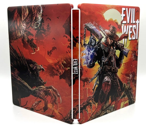 Evil West Custom Made Steelbook Case Only for Ps4/ps5/xbox no Game New and  Sealed 
