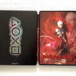Estuche de colección Steelup de Devil May Cry 3 V1 con tarjeta 3D para PS3/PS4/PS5/Xbox/PC (disco de juego no incluido) Nuevo