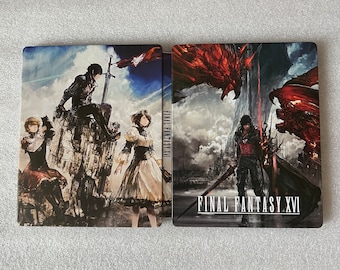 Final Fantasy XVI Custom made Steelbook Case only for PS4/PS5/Xbox (No Game) New and Sealed