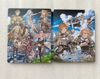 Granblue Fantasy Relink Custom made Steelbook Case only for PS4/PS5/Xbox (No Game) New