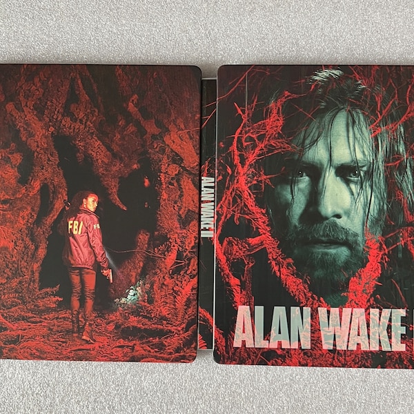 Alan Wake 2 Estuche Steelbook hecho a medida solo para PS4/PS5/Xbox (Sin juego) Nuevo