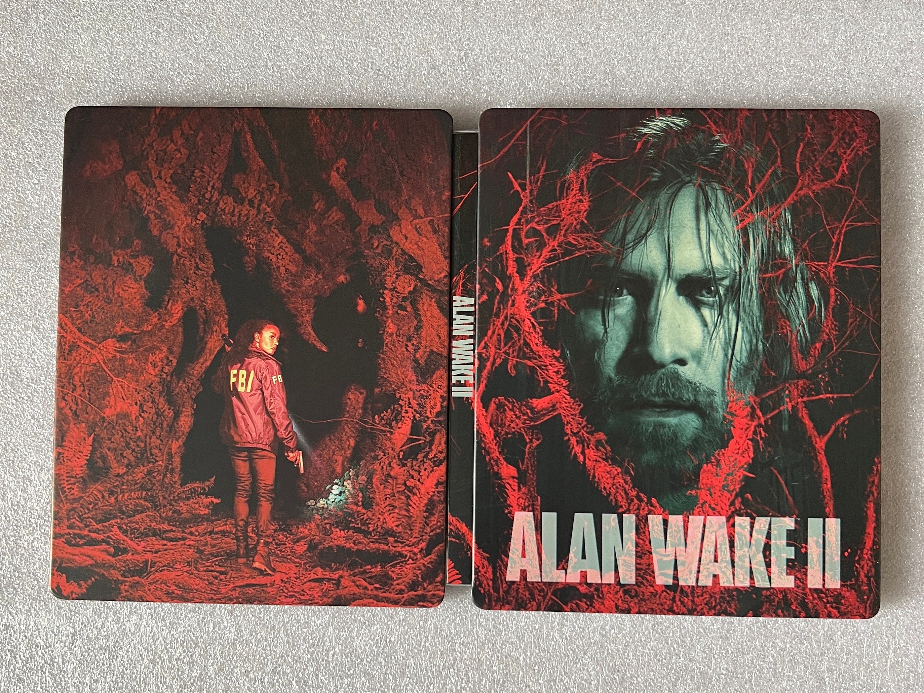 Alan Wake 2 Custom Made Steelbook Case Only for Ps4/ps5/xbox no Game New 