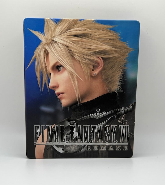 Final Fantasy 7 Custom Made Steelbook Case Only for Ps4/ps5/xbox no Game  New and Sealed 