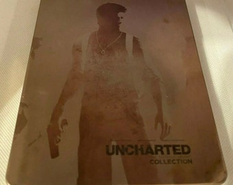 Uncharted: Collection Custom made Steelbook/MetalPak (No Game) New