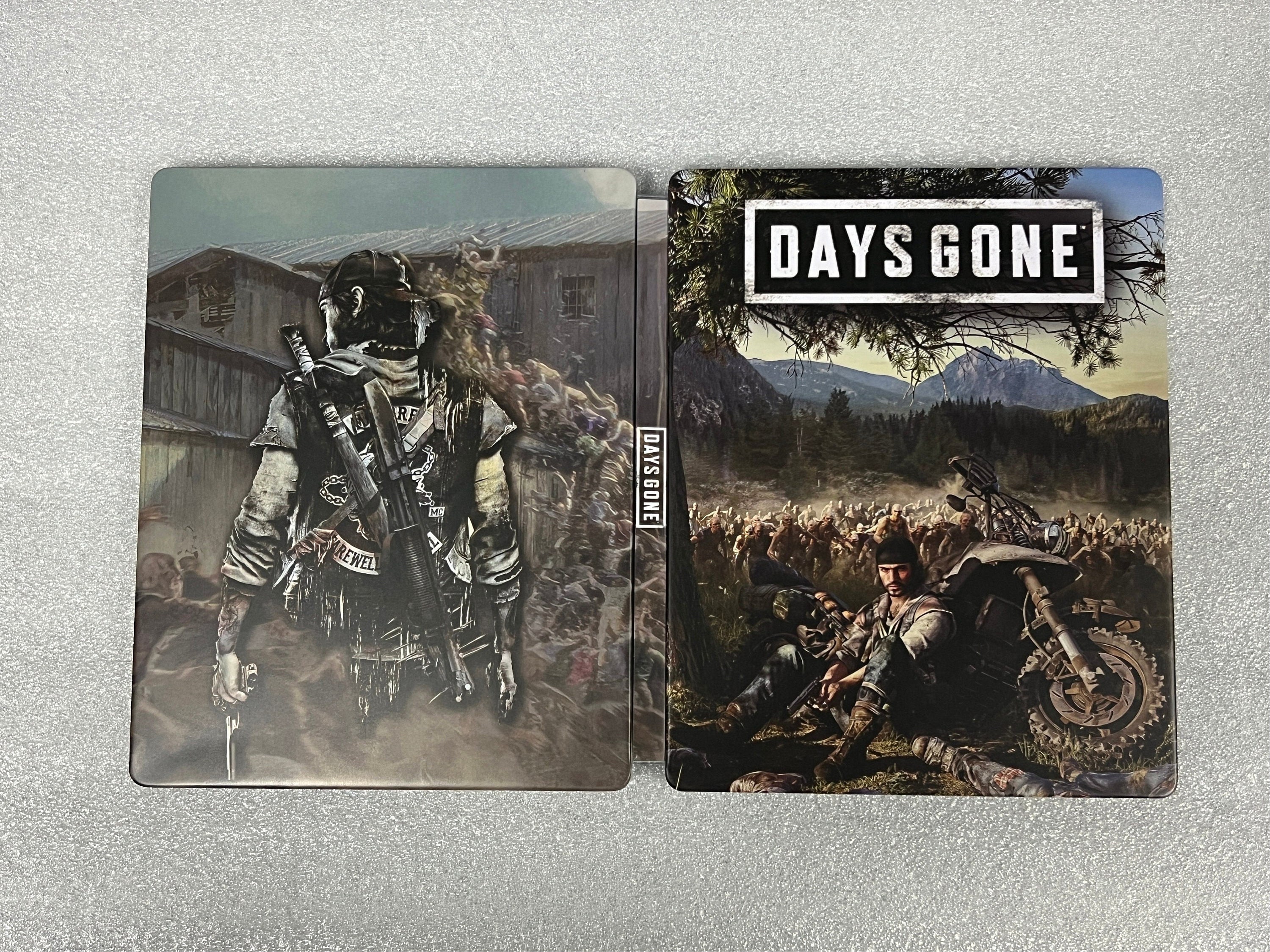 Days Gone Custom Made Steelbook Case Only for Ps4/ps5/xbox no Game New
