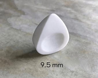 Médiator de guitare en PTFE, cadeau idéal pour les musiciens. Médiator de vitesse avec grip, épais et lisse, de qualité professionnelle (9,5 mm), parfait pour les musiciens de studio.