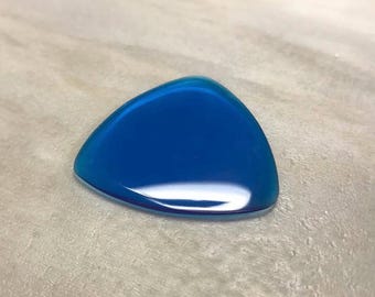 Blue Triangle unzerbrechliche Gitarren-Plektrum Geschenk für Musiker Plektrum für Bass Spieler Griff Sammler Boutique Gitarrenzubehör Professional