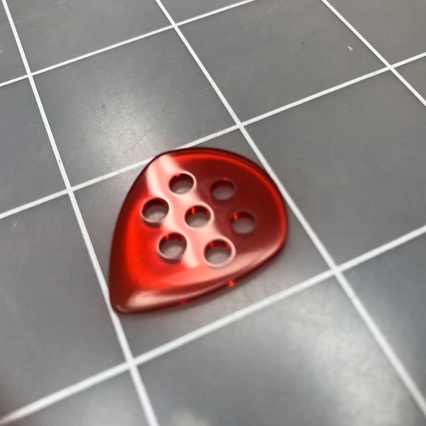 Guitar Pick With Hole Etsy