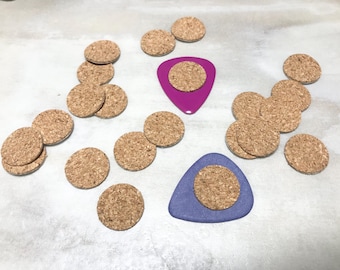 Plektrum Griff für Gitarrenspieler Selbstklebender Griff für Plektrum Kork zum Aufkleben für Slick Pick Non Slip Pad für Bass Player Griff