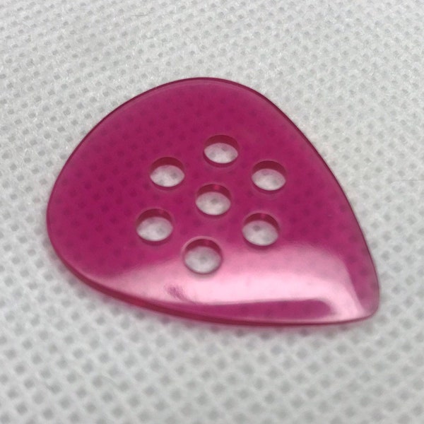 The Force Standard 351 Pick - Raspberry, With Grip Holes