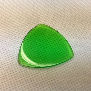 The Force Handmade High-Performance Guitar Pick - Rounded Triangle - Green