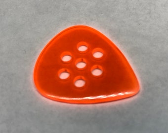 The Force Standard 351 Pick - Orange, With Grip Holes