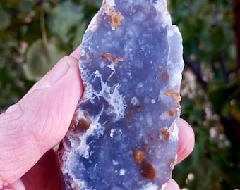 Mirror Polished Marvelous Deep Blue Chalcedony