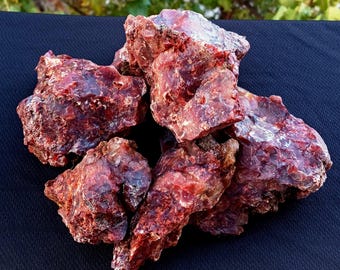 Wholesale Raw Carnelian 1 kg Rough for Cabbing Lapidary