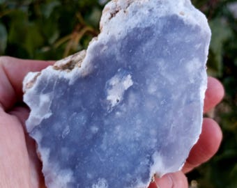 Mirror Polished Blue Chalcedony